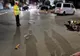 Târgovişte. Accident violent între un moped și un autoturism. Conducătorul mopedului, transportat la spital