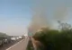 Trafic restricţionat pe Autostrada A1 Bucureşti -Piteşti, din cauza unui incendiu de vegetaţie