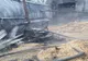 Incendiu puternic în Dâmbovița! Flăcările au mistuit patru tone de peleți