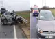 Coliziune între două autoturisme pe DN71 în Dâmbovița. Trei persoane au fost rănite
