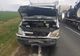 Panică pe DN 71! Trei autovehicule s-au ciocnit, după ce o roată de rezervă a căzut pe șosea