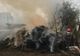 Incendiu puternic la Ulmi, la o anexă gospodărească