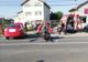 Update| Accident grav la Crevedia, pe DN 1. Motociclist spulberat de pe șosea, de o mașină