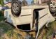 Accident pe Drumul Național 72, între Târgoviște și Ploiești. O mașină s-a răsturnat
