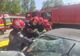 Accident rutier în Târgoviște. O persoană a fost găsită încarcerată