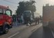 Ciocnire violentă între două Tir-uri, pe DN 72, în Dărmăneşti. Drumul a fost blocat  