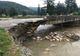 Inundațiile au făcut din nou prăpăd în zona montană a județului Dâmbovița