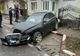 Accident violent în Dâmbovița! Două mașini avariate, un stâlp de electricitate rupt și un contor de gaze distrus