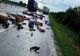 Dâmboviţa. Două autotrenuri au intrat în coliziune pe Autostrada A1, la Corbii Mari