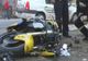 Dâmboviţa. Accident rutier pe DJ710, la Bezdead. O motociclistă a avut nevoie de îngrijiri medicale