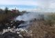 Dâmboviţa. Incendiu violent la Conţeşti Au ars 500 kilograme de deșeuri și 1000mp de vegetație uscată
