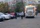 Autoturisme distruse de o maşină de gunoi, în Târgovişte