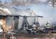 Incendiu violent la o casă de locuit din Dâmboviţa