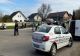 Focuri de armă în Dâmboviţa. Autospecială de poliţie, lovită de un şofer care nu a oprit la semnalul poliţiştilor