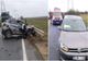 Coliziune între două autoturisme pe DN71 în Dâmbovița. Trei persoane au fost rănite
