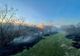 Incendiu violent de vegetaţie uscată într-o localitate din Dâmboviţa. Flăcările au cuprins peste 5000 de metri pătraţi