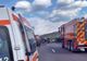 Dâmbovița. Accident grav pe  DJ 711. O autoutilitară s-a răsturnat pe un câmp. Șoferul și un pasager, transportați de urgență la spital